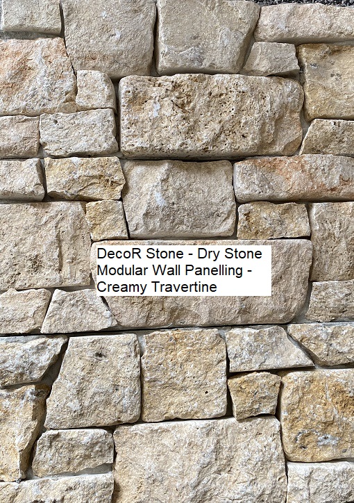 Dry Stone Creamy Travertine